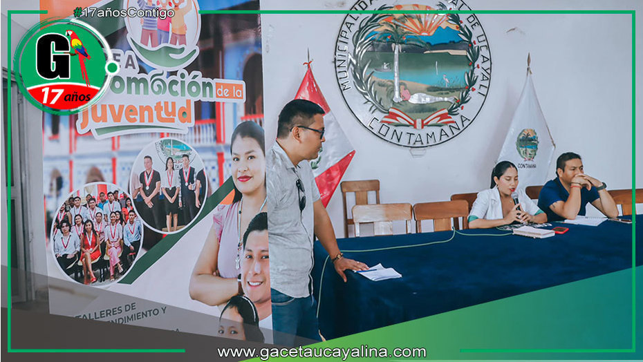 Municipalidad coordina con nuevas juntas directivas juveniles en Contamana
