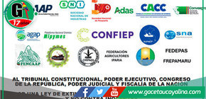 Gremios empresariales piden revisar y mejorar ley de extinción de dominio