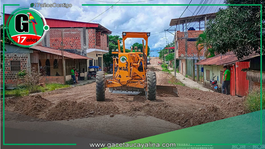 Municipalidad de Atalaya ejecuta trabajos en calles clave de la ciudad
