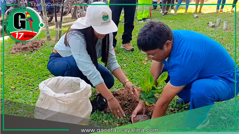 Contamana conmemora la Tierra con sembratón ecológico simbólico
