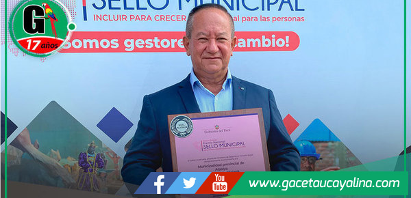 Municipalidad de Atalaya recibe Sello Municipal 2024 Platinum