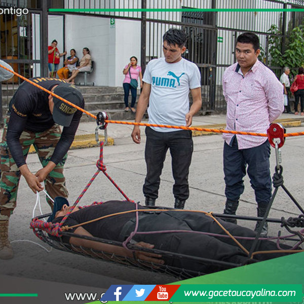 Sinchis de Mazamari entrenan a serenos de Atalaya en emergencias