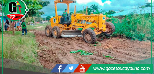 Municipalidad Atalaya mejora calles del A.H. 8 de Mayo