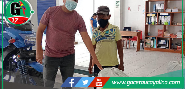 Entregan canastas básicas a pacientes con tuberculosis en Contamana