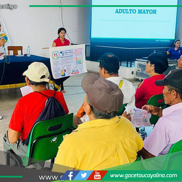Charla sensibiliza sobre buen trato al adulto mayor
