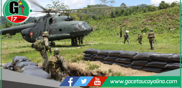 Fuerzas Armadas enfrentan a columna subversiva en el Vraem y recuperan material de adoctrinamiento