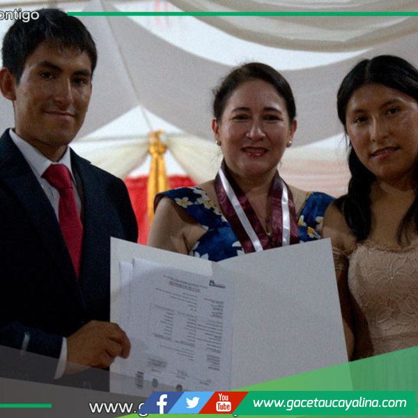 50 parejas se casan en boda comunitaria de Pucallpa