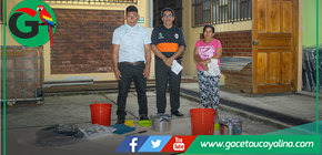 Municipalidad entrega ayuda a damnificada por fuertes lluvias