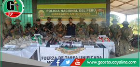 Fuerzas del orden asestan contundente golpe al narcotráfico en Loreto y el Vraem