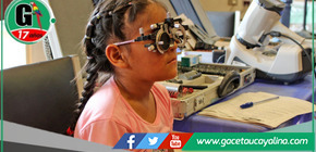 Más de 100 menores se beneficiaron con campaña oftalmológica 