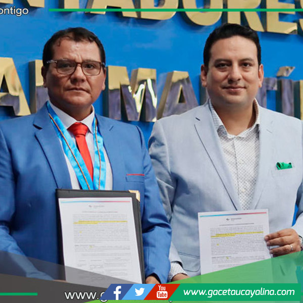 Colegio de Periodistas de Ucayali firma convenio con el Grupo EDUCA EDTECH