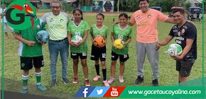 Checho Ibarra y Chumpitaz motivan a jóvenes en Ucayali