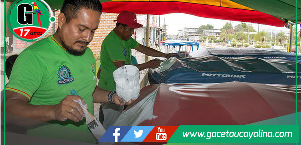 Mototaxistas participan en campaña de placas en Atalaya