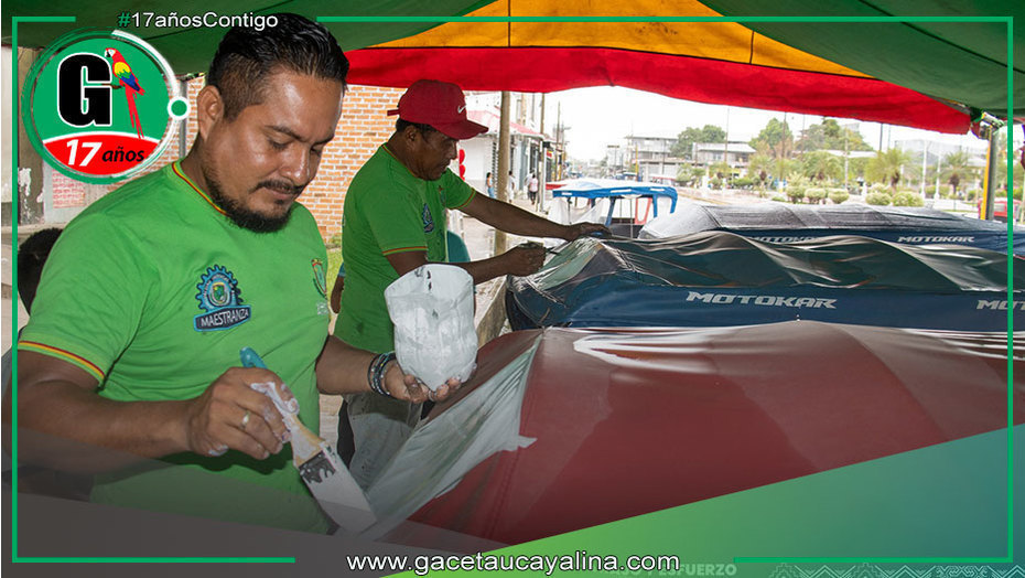 Mototaxistas participan en campaña de placas en Atalaya