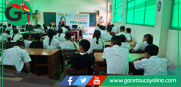 Municipalidad de Ucayali lleva salud preventiva a escolares de Contamana