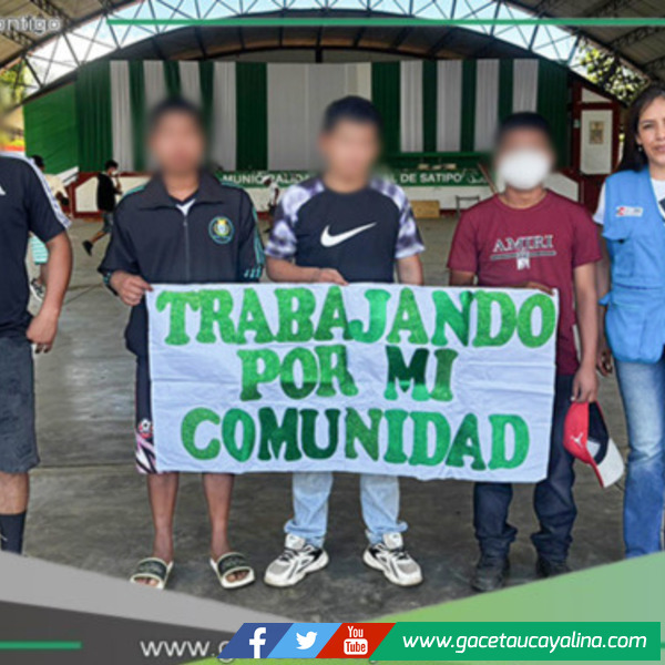 Adolescentes del SOA Selva Central promueven el cambio con jornada de limpieza en Satipo