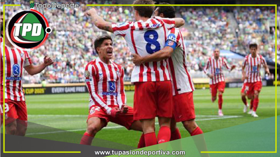 Atlético de Madrid se impone ante el Seattle Sunders
