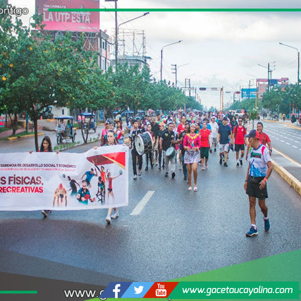 Pucallpa camina unida por salud, cultura y bienestar