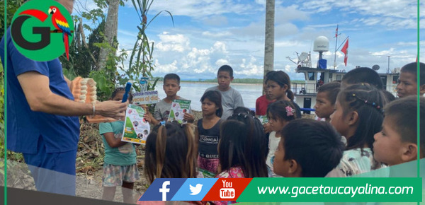 Ucayali: Niños Shipibo-Konibo acceden a atención médica en su lengua materna a bordo del BAP Curaray