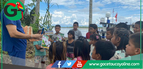 Ucayali: Niños Shipibo-Konibo acceden a atención médica en su lengua materna a bordo del BAP Curaray