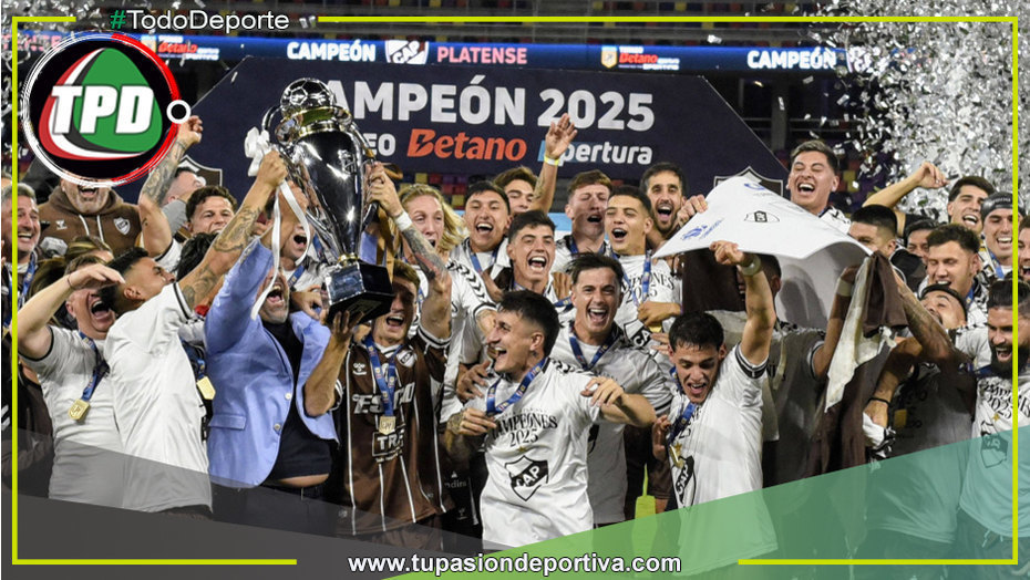 Platense es campeón del fútbol argentino