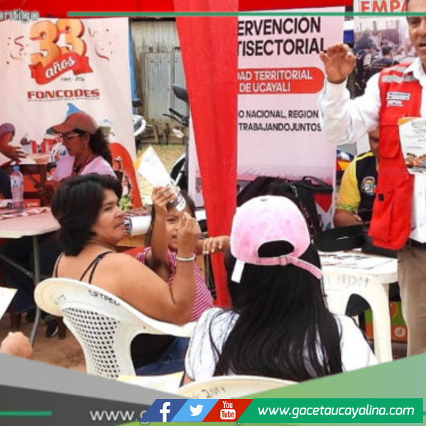 OFIS y ULE descentralizan atención y promueven inclusión social en Ucayali