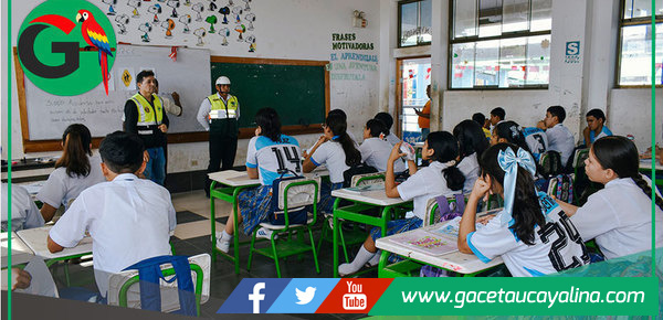 Municipalidad refuerza cultura vial con charlas en secundaria en Contamana