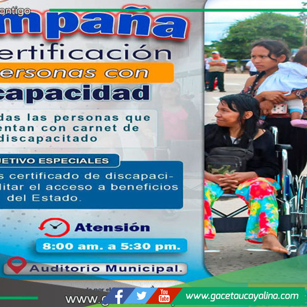 Jornada de certificación en Tahuania fortalece inclusión social local