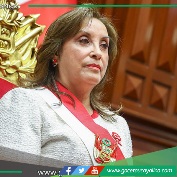 La presidenta habló de ucayali, pero no dijo nada