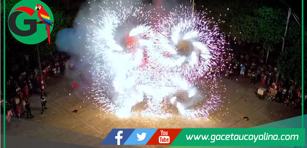 Contamana culmina Fiestas Patrias con fuegos artificiales y alegría