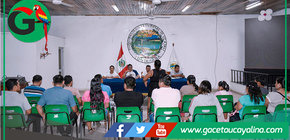 Alcalde Rodolfo Lovo dialoga con juntas vecinales de Contamana