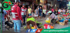 Operativo recupera vías públicas frente a comercio informal en Pucallpa