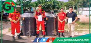 Municipalidad de Contamana entrega cisternas para fortalecer a bomberos