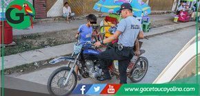 Sepahua refuerza controles para evitar menores conduciendo vehículos motorizados