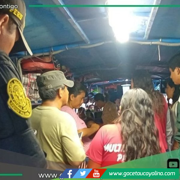 Sepahua refuerza control fluvial con operativo de seguridad ciudadana