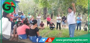 Edwin Miranda recibió respaldo Shipibo de Santa Clara en Yarinacocha