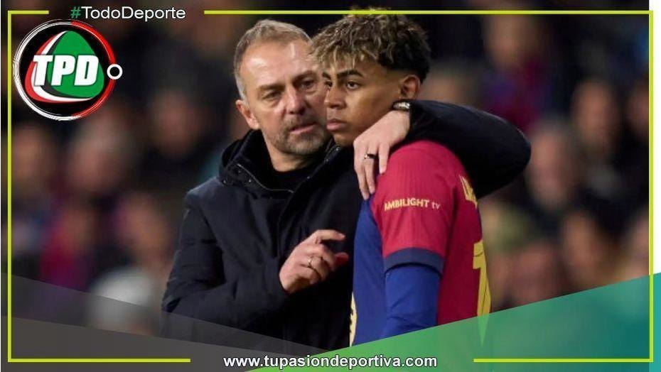 Flick le pide jugar libre y sin miedo a Lamine Yamal
