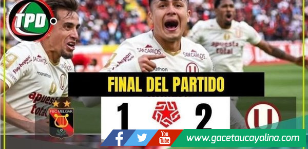 Universitario vence a Melgar y vuelve a liderar el Clausura