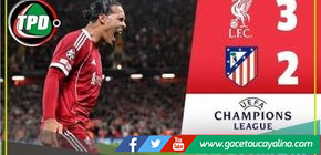 Liverpool venció 3-2 al Atlético en debut de Champions