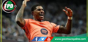 Marcus Rashford marca un golazo para Barcelona ante Newcastle en Champions