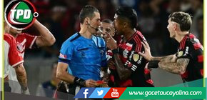 Flamengo venció a Estudiantes con polémica arbitral