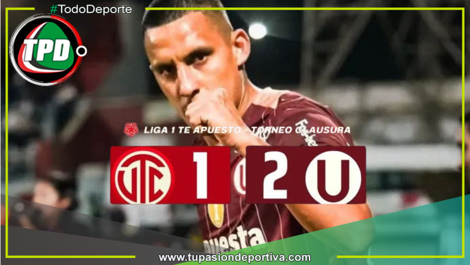 Universitario se vuelve líder y triunfa 2-1 en Cajamarca ante UTC
