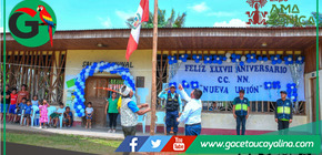 Sepahua impulsa desarrollo en aniversario de comunidad Nueva Unión