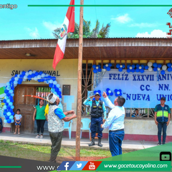 Sepahua impulsa desarrollo en aniversario de comunidad Nueva Unión