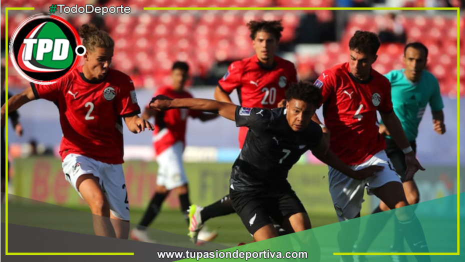 Nueva Zelanda venció 2-1 a Egipto en Mundial Sub 20
