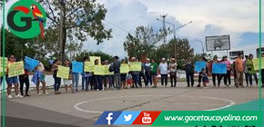 Vecinos de 9 de Octubre apoyan remodelación con busto patriótico en Pucallpa