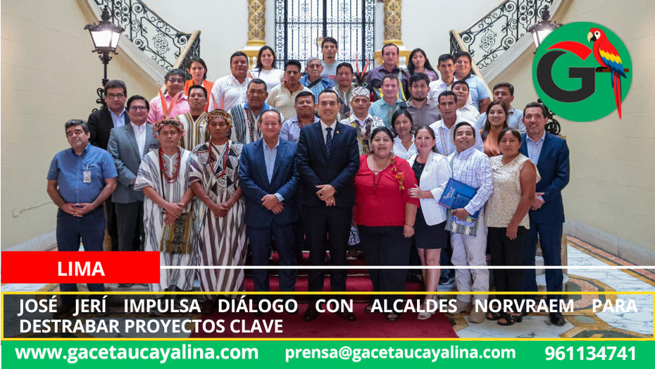 José Jerí impulsa diálogo con alcaldes Norvraem para destrabar proyectos clave