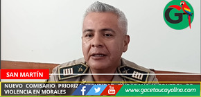 Nuevo comisario prioriza seguridad ciudadana y control de violencia en Morales