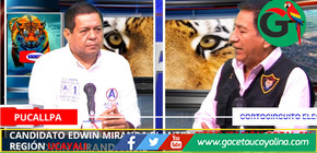 Edwin Miranda promete fiscalización sin colores políticos en Ucayali