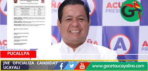 JNE oficializa candidatura de Ing. Edwin Miranda Ruiz en Ucayali